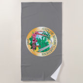 Stadszegel Miami Gardens (Florida) Strandlaken (Voorkant)