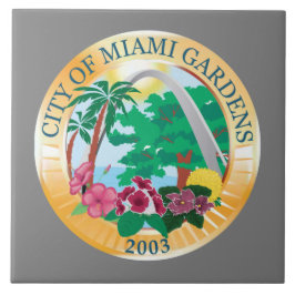 Stadszegel Miami Gardens (Florida) Tegeltje