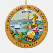 Stadszegel Sacramento Keramisch Ornament (Achterkant)