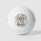 Stadszegel van Detroit Golfballen (Voorkant)
