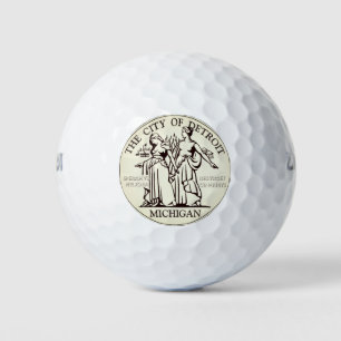 Stadszegel van Detroit Golfballen