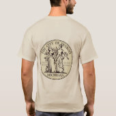 Stadszegel van Detroit T-shirt (Achterkant)