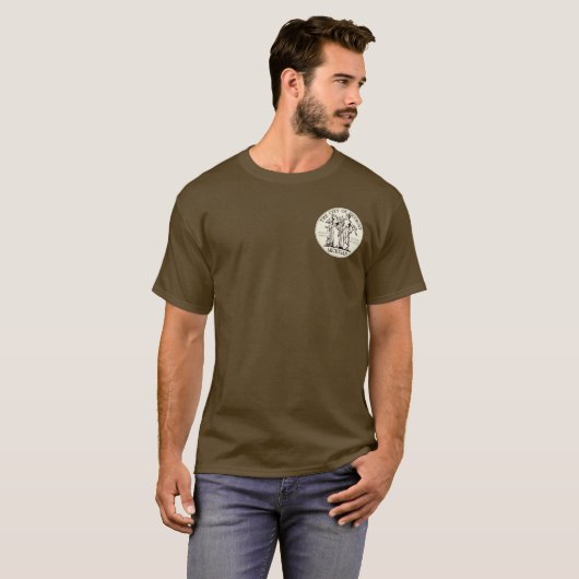Stadszegel van Detroit T-Shirt (Voorkant volledig)