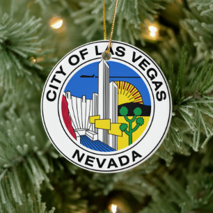 Stadszegel van Las Vegas (Nevada) Keramisch Ornament