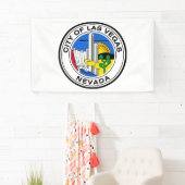 Stadszegel van Las Vegas (Nevada) Spandoek (Insitu)