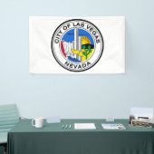 Stadszegel van Las Vegas (Nevada) Spandoek (Beurs)