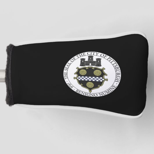 Stadszegel van Pittsburgh Golfheadcover (Voorkant)