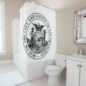 Stadszegel van San Francisco (Californië, Verenigd Douchegordijn (In situ)