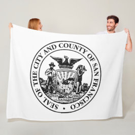 Stadszegel van San Francisco (Californië, Verenigd Fleece Deken