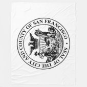 Stadszegel van San Francisco (Californië, Verenigd Fleece Deken (Voorkant)