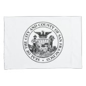 Stadszegel van San Francisco (Californië, Verenigd Kussensloop (Voorkant-Rechts)