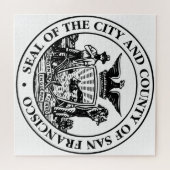 Stadszegel van San Francisco (Californië, Verenigd Legpuzzel (Horizontaal)