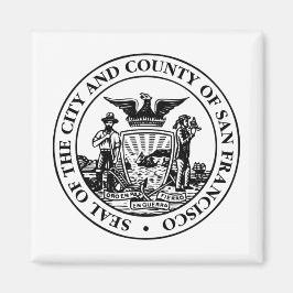 Stadszegel van San Francisco (Californië, Verenigd Magneet