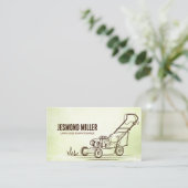 Stadszorg en landschapsarchitectuur - grasmaaierst visitekaartje (Staand voorkant)