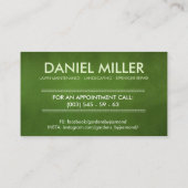 Stadszorg en landschapsarchitectuur visitekaartje (Achterkant)