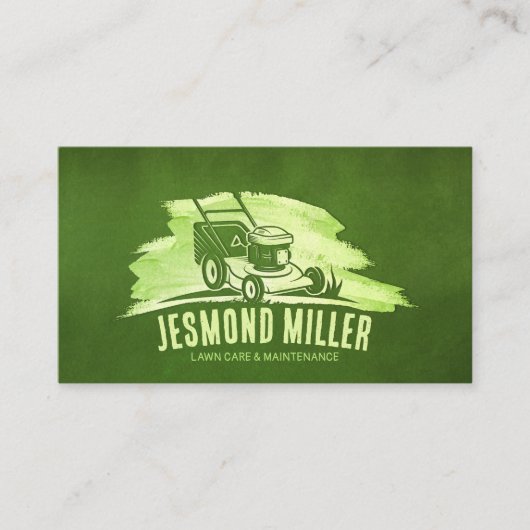 Stadszorg en landschapsarchitectuur - waterverf visitekaartje (Voorkant)