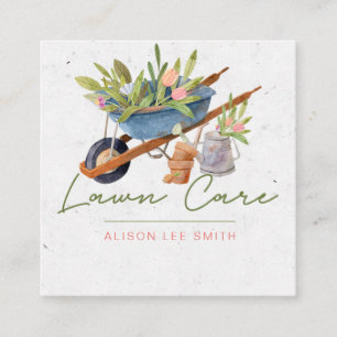 Stadszorg of landschapsontwerp vierkante visitekaartje