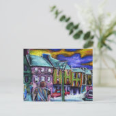 Stadt Dingle bij de schemering Briefkaart (Staand voorkant)