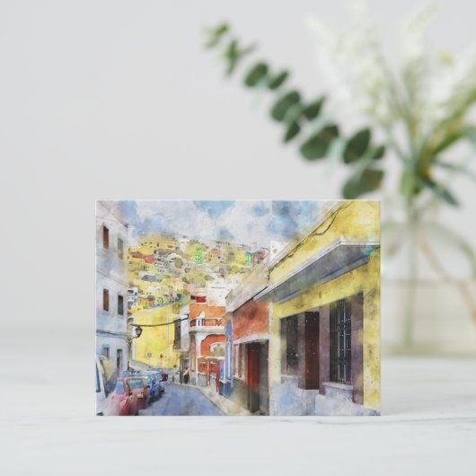 Stadtansicht von Las Palmas de Gran Canaria Briefkaart (Staand voorkant)