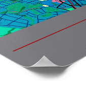 Stadtkarte von Dresden aka Elb Florenz Poster (Hoek)