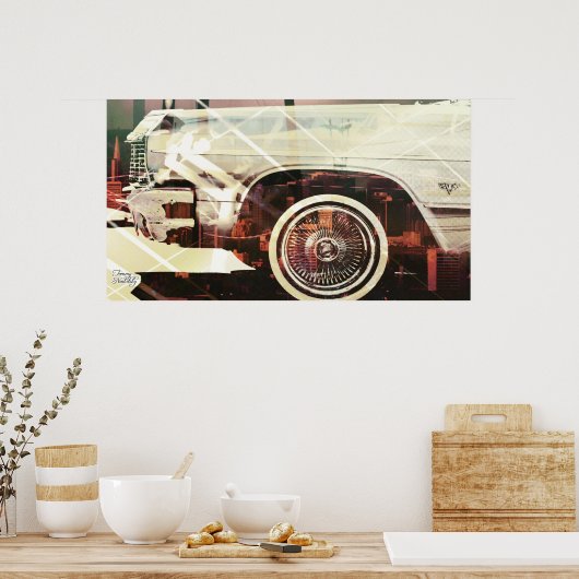 stadwagen poster (Keuken)