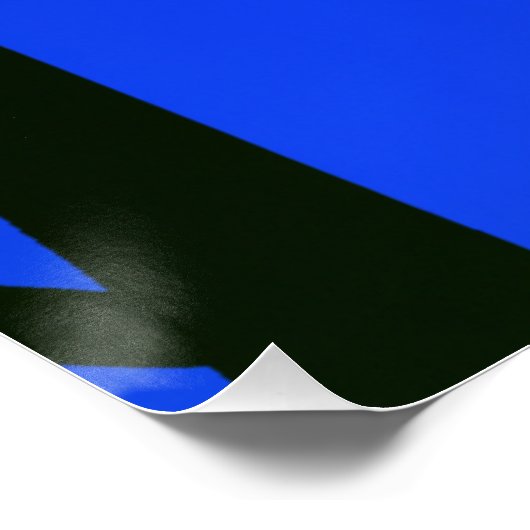 Staf in bergen, naïef abstract perfect poster (Hoek)