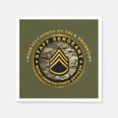 Staf Sergeant Promotie SSG Servet (Voorkant)