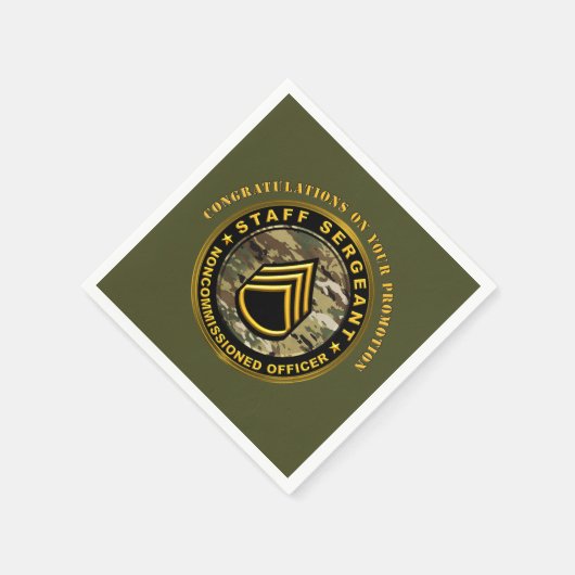 Staf Sergeant Promotie SSG Servet (Hoek)