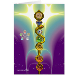 STAF VAN ASCLEPIUS 7 CHAKRA'S, YOGA, SPIRITUELE EN