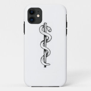 Staf van Asclepius iPhone 11 Hoesje