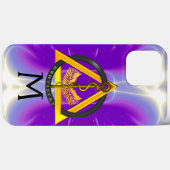 STAF VAN ASCLEPIUS TANDARTS TANDHEELKUNDE MONOGRAM Case-Mate iPhone CASE (Achterkant (horizontaal))