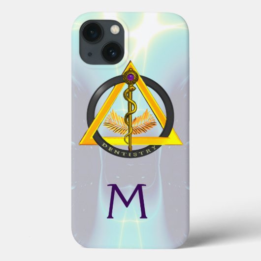 STAF VAN ASCLEPIUS TANDARTS TANDHEELKUNDE MONOGRAM Case-Mate iPhone CASE (Achterkant)