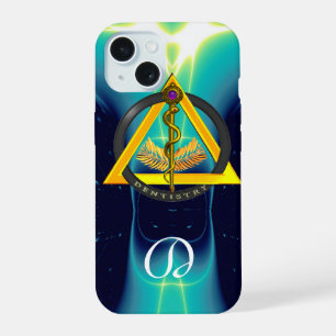 STAF VAN ASCLEPIUS TANDARTS TANDHEELKUNDE MONOGRAM iPhone 15 HOESJE