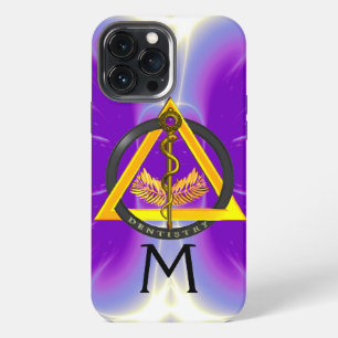 STAF VAN ASCLEPIUS TANDARTS TANDHEELKUNDE MONOGRAM iPhone 13 PRO MAX HOESJE