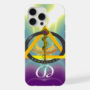 STAF VAN ASCLEPIUS TANDARTS TANDHEELKUNDE MONOGRAM iPhone 15 PRO MAX HOESJE