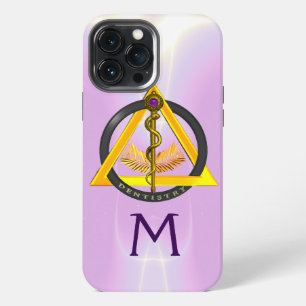 STAF VAN ASCLEPIUS TANDARTS TANDHEELKUNDE MONOGRAM iPhone 13 PRO MAX HOESJE