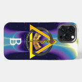STAF VAN ASCLEPIUS TANDARTS TANDHEELKUNDE MONOGRAM iPhone HOESJE (Achterkant horizontaal)