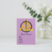 STAF VAN ASCLEPIUS TANDARTS TANDHEELKUNDE MONOGRAM VISITEKAARTJE (Staand voorkant)