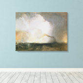 Staffa, Fingal's Cave, 1832 (olie op doek) Canvas Afdruk (Insitu (Houten vloer))