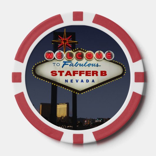Staffer B Poker Chips (Voorkant)