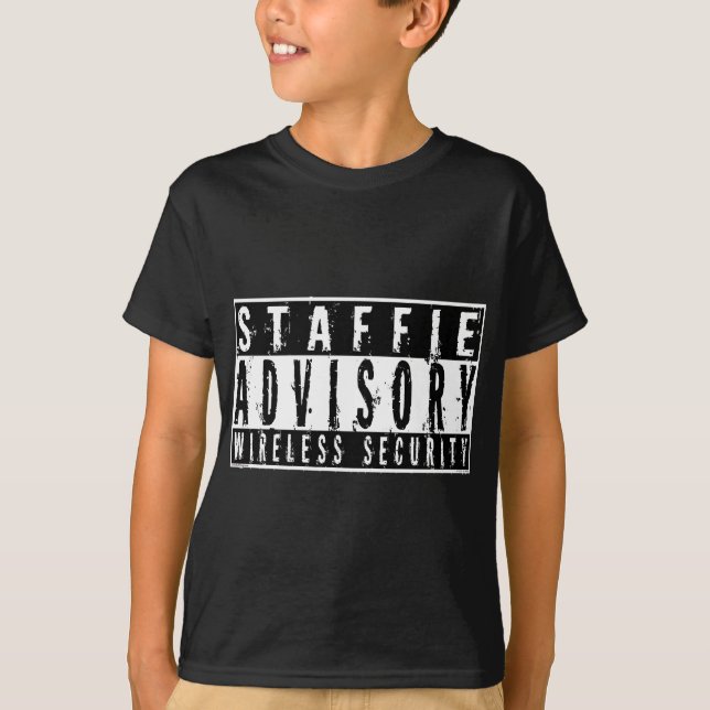 Staffie Advisory Wireless Security T-shirt (Voorkant)