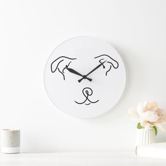 Staffie Dog  Grote Klok (Huis)