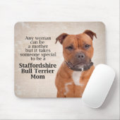 Staffie mama Mousepad Muismat (Met muis)