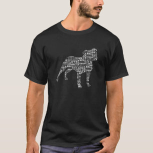 Staffie of Staffordshire Bull Terrier Hondenliefhe T-shirt