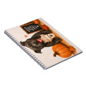 Staffie Pumpkin Spice Notitieboek (Rechterzijde)