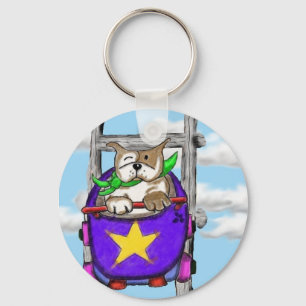 Staffie Smile - ROLLERCOASTER - sleutelring Sleutelhanger