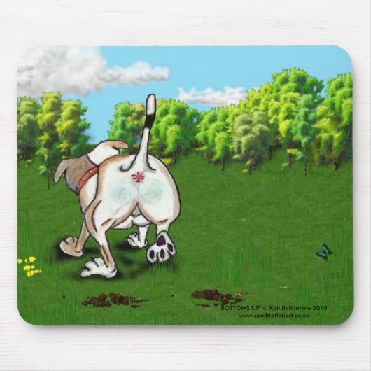 STAFFIE SMILES - Bottoms omhoog! Muismuis Muismat (Voorkant)