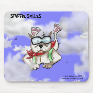STAFFIE SMILES - sky diver - muis mat Muismat