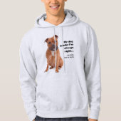 Staffie tegen Wife Hoodie (Voorkant)