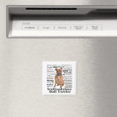 Staffie Traits Magnet (Insitu (Vaatwasser))